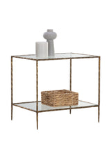 Hand-hammered Metal Nightstand by Splendido Emine, alternate view 4