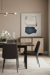 Sueded Tan Leather Sideboard by Splendido Omari, alternate view 2