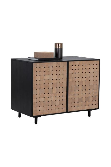 Sueded Tan Leather Sideboard by Splendido Omari, alternate view 5