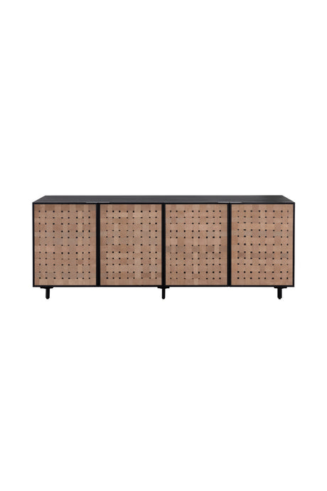 Sueded Tan Leather Sideboard by Splendido Omari, alternate view 13