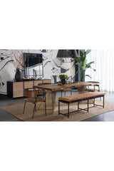 Sueded Tan Leather Sideboard by Splendido Omari, alternate view 9