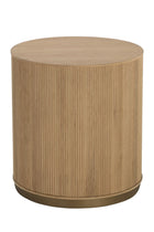 Reeded Oak Side Table by Splendido Kalla