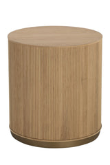 Reeded Oak Side Table by Splendido Kalla