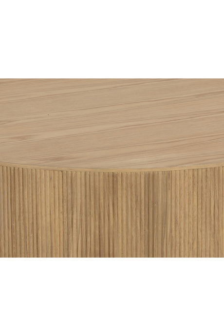 Reeded Oak Coffee Table by Splendido Kalla, alternate view 5