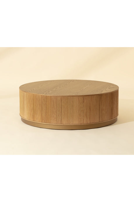 Reeded Oak Coffee Table by Splendido Kalla, alternate view 6