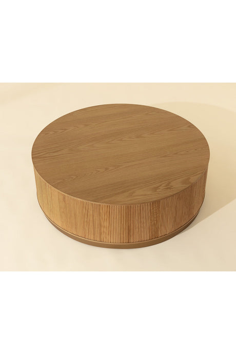Reeded Oak Coffee Table by Splendido Kalla, alternate view 7