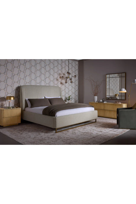 Reeded Oak 4-Drawer Dresser by Splendido Kalla, alternate view 15