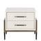 Acacia Veneer 2-Drawer Nightstand by Splendido Weldrick, alternate view 3