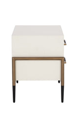 Acacia Veneer 2-Drawer Nightstand by Splendido Weldrick, alternate view 5