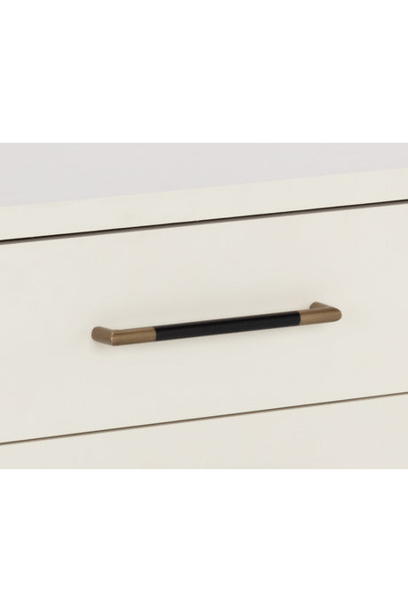 Acacia Veneer 2-Drawer Nightstand by Splendido Weldrick, alternate view 6