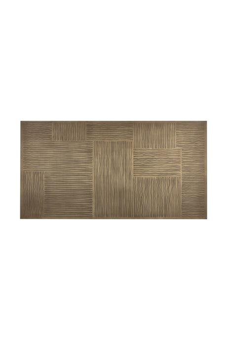 Antique Brass Rectangular Bar Table by Splendido Corina Dining Table, alternate view 6