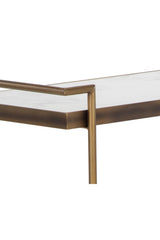 White Marble Look Bar Cart by Splendido Contardi Trolley, alternate view 6