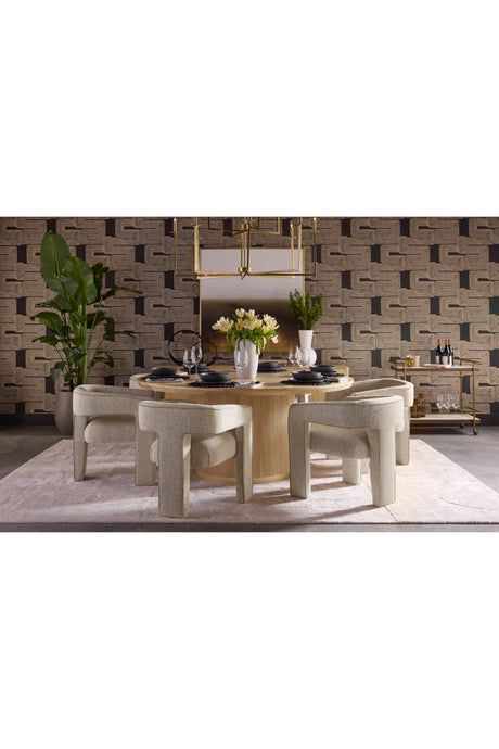 White Marble Look Bar Cart by Splendido Contardi Trolley, alternate view 10