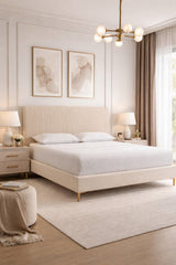 Vertical-Tufted Queen Bed by Splendido Harris, alternate view 2