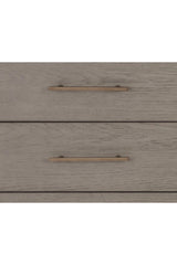 6-Drawer Oak Veneer Dresser by Splendido Danette, alternate view 7