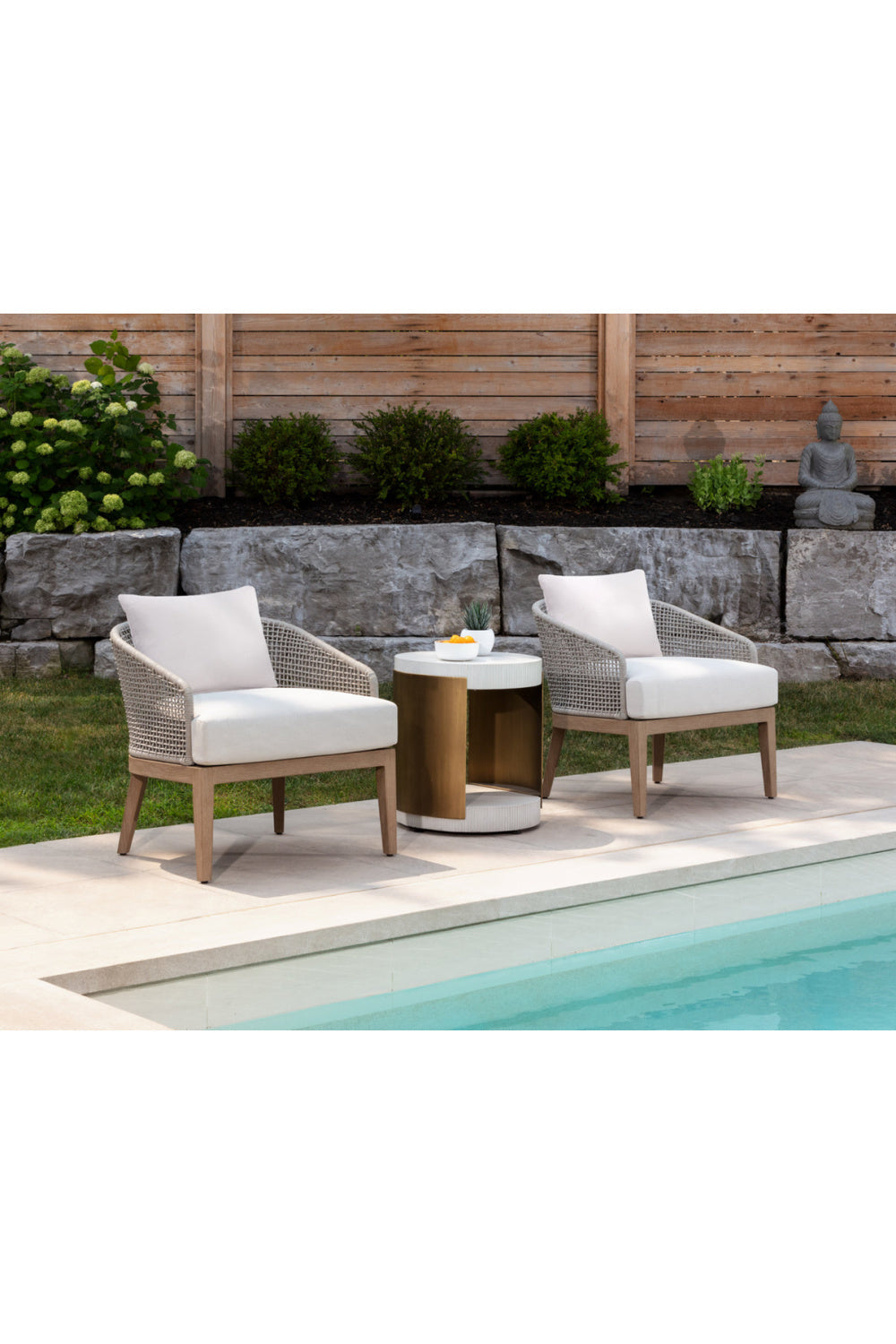 Weave Back Indoor/Outdoor Lounge Chair by Splendido Capri, alternate view 9