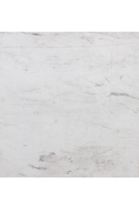 Square White Marble Bistro Table S by Splendido Claudia Dining Table, alternate view 5
