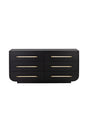 Black Oak 6-Drawer Dresser by Splendido Tarrant