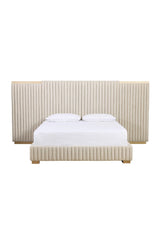 Channeled Panel Headboard King Bed by Splendido Tarrant, alternate view 3