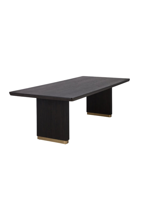 Chamfered Edge Oak Dining Table by Splendido Kalla, alternate view 10