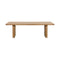 Chamfered Edge Oak Dining Table by Splendido Kalla