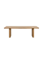 Chamfered Edge Oak Dining Table by Splendido Kalla