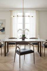 Antique Brass Framed Dining Chair by Splendido Zanatta, alternate view 2