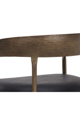 Antique Brass Framed Dining Chair by Splendido Zanatta, alternate view 8