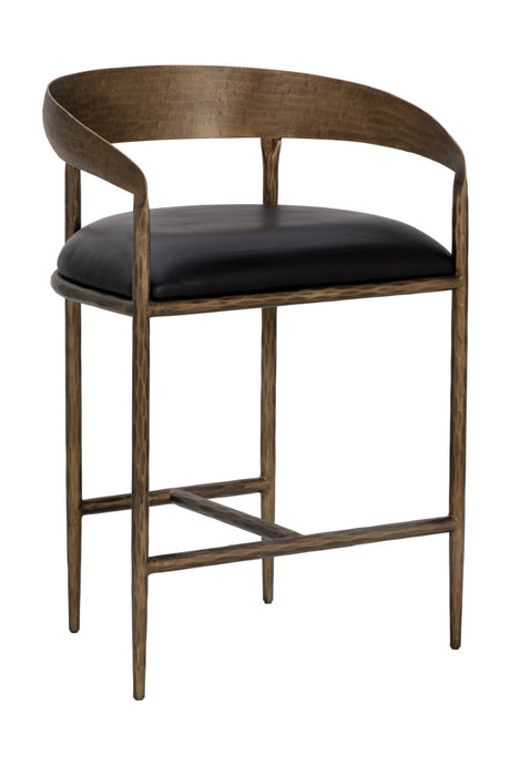 Hammered Metal Counter Stool by Splendido Zanatta, alternate view 10
