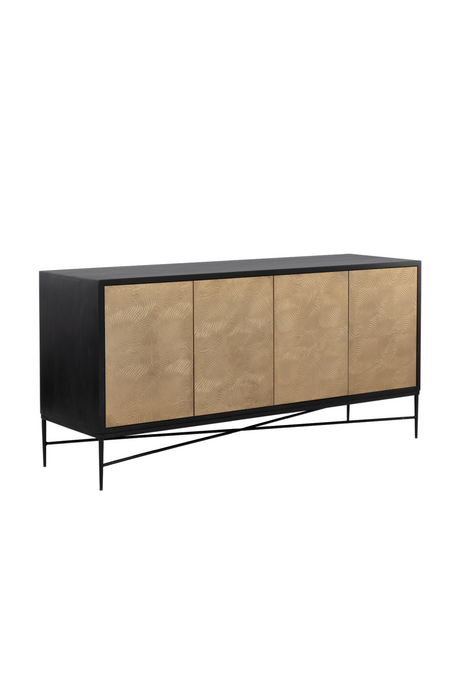 Gold 4-Door Sideboard by Splendido Algarve, alternate view 3