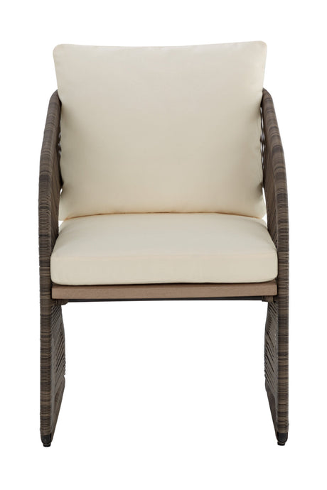 Gray Polyrod Indoor/Outdoor Dining Chair by Splendido Toulon, alternate view 3