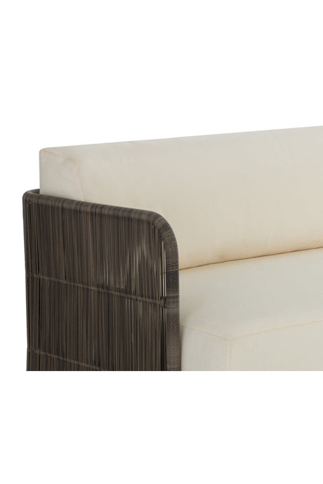 Gray Polyrod Indoor/Outdoor Sofa by Splendido Ravenna, alternate view 5