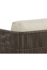 Gray Polyrod Indoor/Outdoor Swivel Chair by Splendido Ravenna Outdoor Lounge Chair, alternate view 7