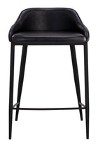 Low-Back Leather-Look Counter Stool by Splendido Astra, alternate view 19