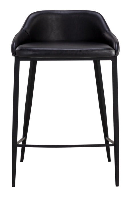 Low-Back Leather-Look Counter Stool by Splendido Astra, alternate view 19
