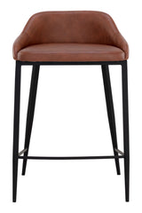 Low-Back Leather-Look Counter Stool by Splendido Astra, alternate view 10