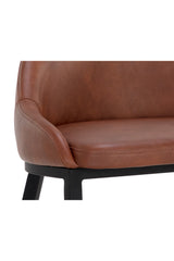 Low-Back Leather-Look Counter Stool by Splendido Astra, alternate view 15