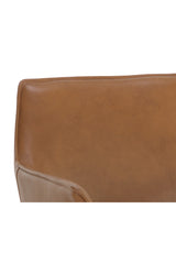 Swivel Leather Lounge Chair by Splendido Crosby Accent Chair, alternate view 7