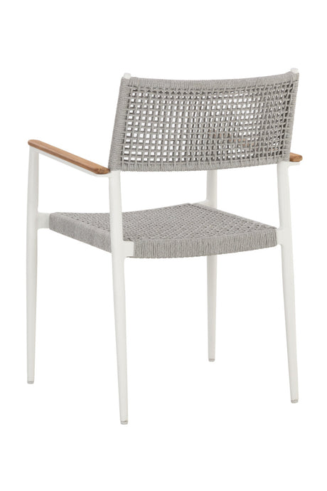 Stackable Indoor/Outdoor Dining Armchairs (2) by Splendido Nava Outdoor Dining Chair, alternate view 5