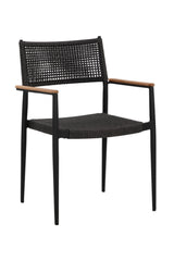 Stackable Indoor/Outdoor Dining Armchairs (2) by Splendido Nava Outdoor Dining Chair, alternate view 14