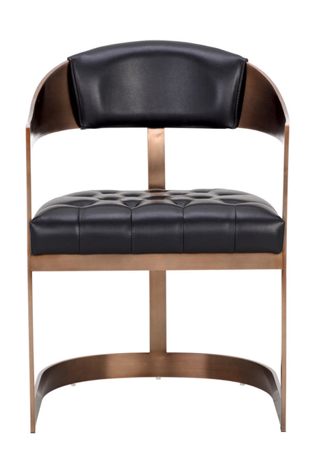 Antique Brass Framed Dining Chair by Splendido Beaumont, alternate view 11