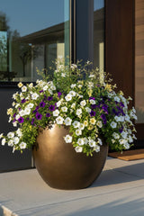 Antique Bronze Look Indoor/Outdoor Planter by Splendido Aster Outdoor Accessories, alternate view 11