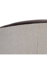 Gray Barrel-Back Dining Chair by Splendido Sheva, alternate view 8