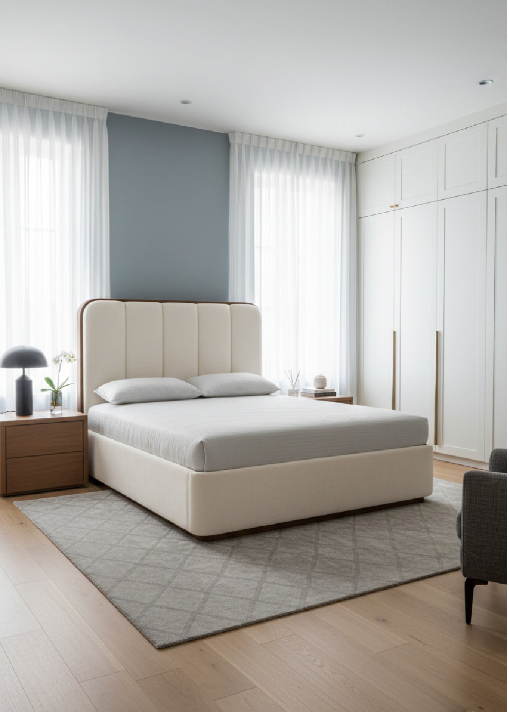 Channel Tufted Bed by Splendido Jamille, alternate view 2