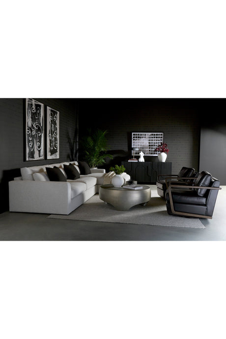 Round Indoor/Outdoor Coffee Table with Open Arches by Splendido Tarsus, alternate view 9