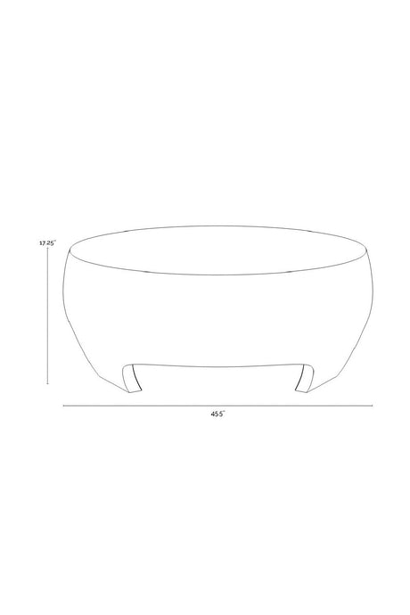 Round Indoor/Outdoor Coffee Table with Open Arches by Splendido Tarsus, alternate view 19