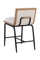 White Muslin Counter Stool by Splendido Abilene, alternate view 5
