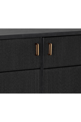 4-Door Black Sideboard by Splendido Etienne, alternate view 6