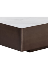 Bronze Framed Ceramic Coffee Table by Splendido Lenay, alternate view 6