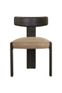 Oak Leather Dining Chairs (2) by Splendido Horton